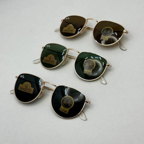 تصویر عینک آفتابی ریبن reyban شیشه سنگ کد rb 3958 در 3 رنگ