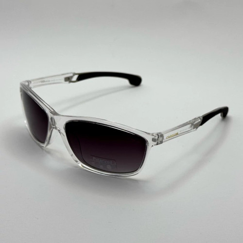 تصویر عینک اسپرت پلاریزه کشیده کررا CARRERA کریستالی مناسب رانندگی و ورزش به همراه کاور پارچه ای و دستمال نانو مخصوص کد p2215