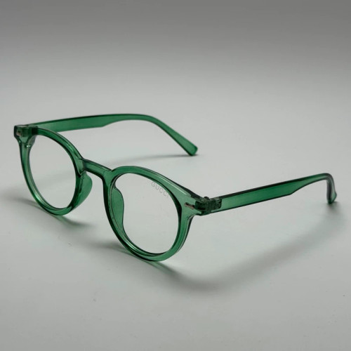 تصویر فریم عینک طبی بلوکات گوچی GUCCI گرد سبز
