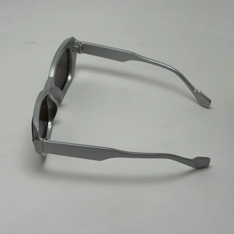 تصویر عینک آفتابی شش ضلعی سلین CELINE نقره ای عدسی نقره ای یووی 400 کد WF 8839