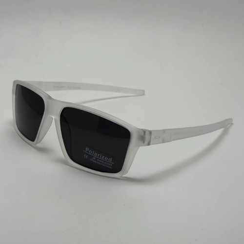 تصویر عینک آفتابی پلاریزه اوکلی OAKLEY کریستالی مشکی مستطیلی کد 6337