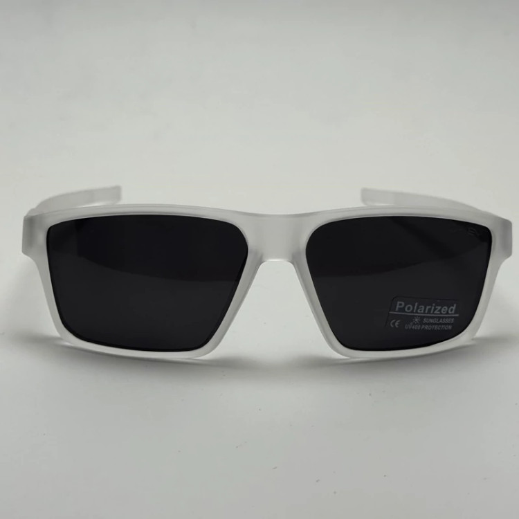 تصویر عینک آفتابی پلاریزه اوکلی OAKLEY کریستالی مشکی مستطیلی کد 6337