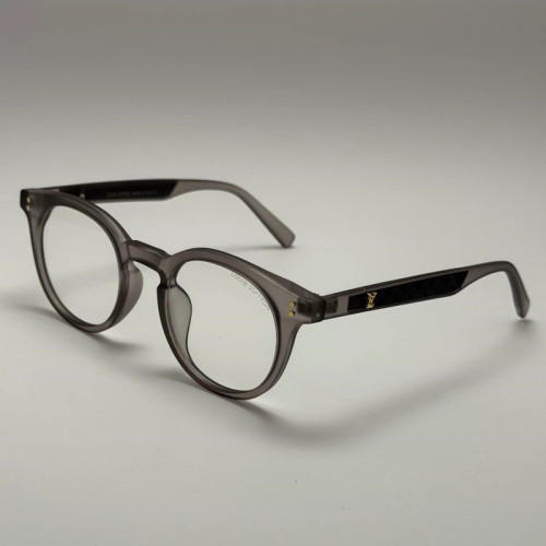 تصویر فریم عینک بلوکات طبی لویی ویتون طوسی tr90 نرم و سبک به همراه کاور پارچه ای و دستمال - عینک کار با کامپیوتر و موبایل