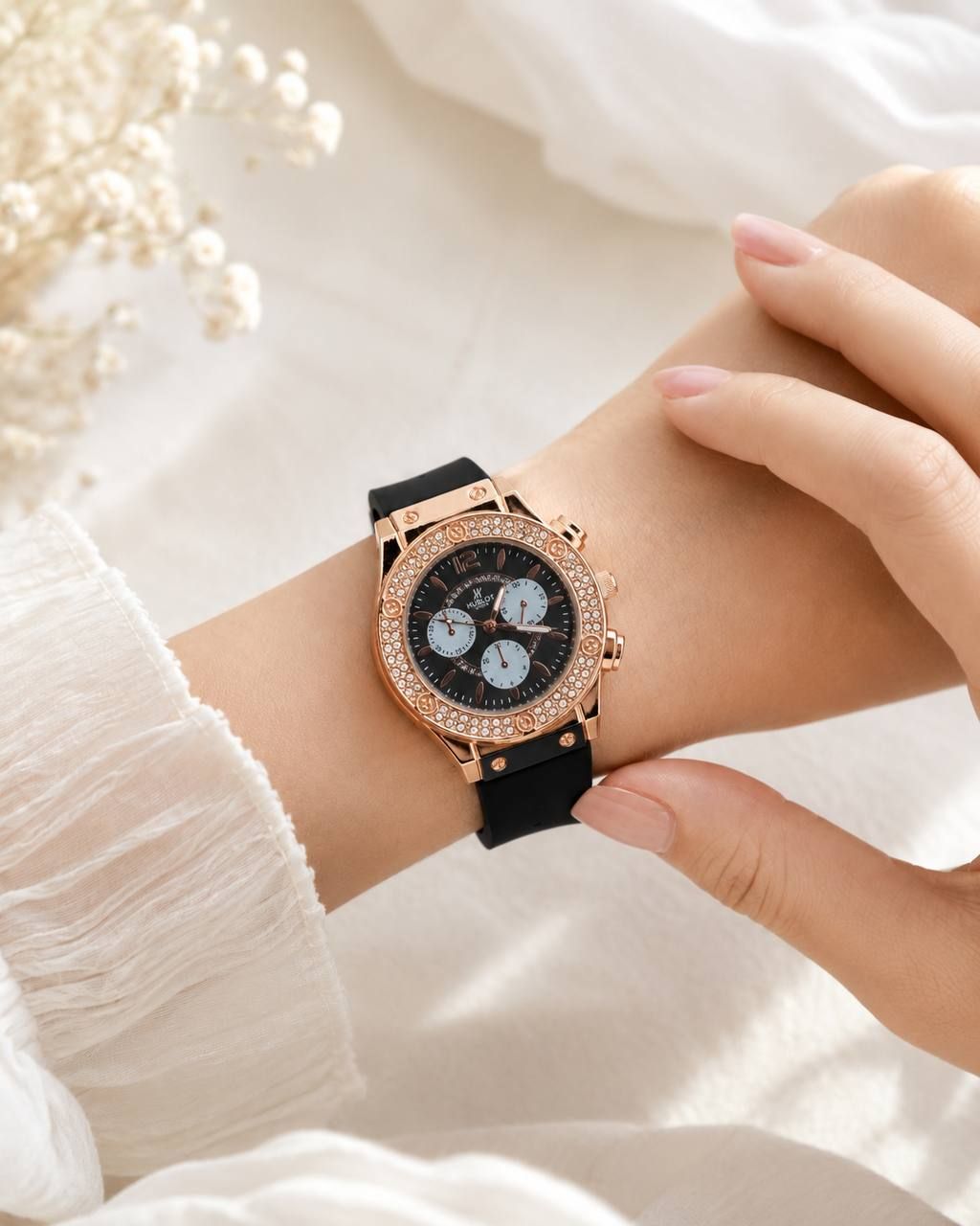 ⌚️ ساعت هابلوت زنونه دورنگین