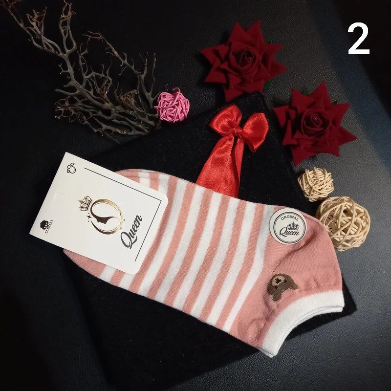 جوراب زنانه ساق کوتاه طرح تدی